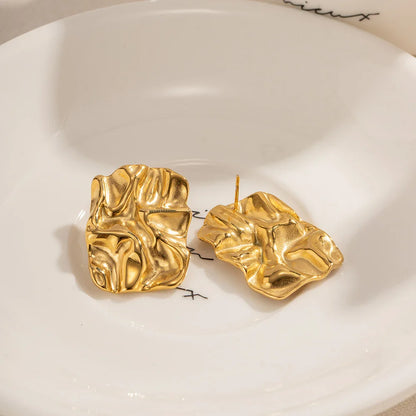 18-Karat Gold Vergoldete Ohrringe