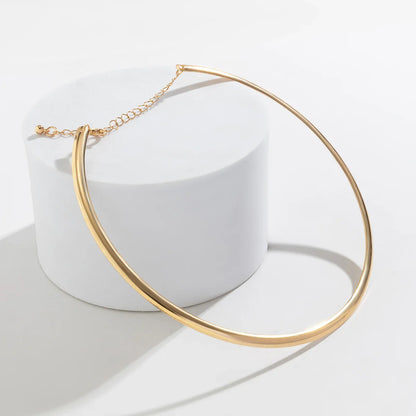 18 Karat vergoldete Choker-Halskette