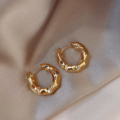 18 Karat Gold vergoldete trendige Ohrringe