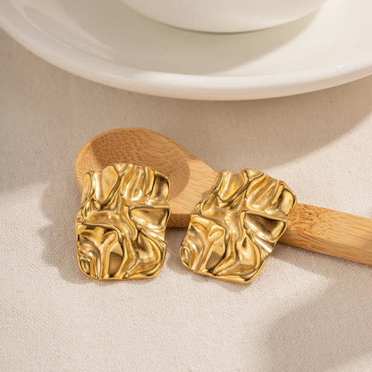 18-Karat Gold Vergoldete Ohrringe