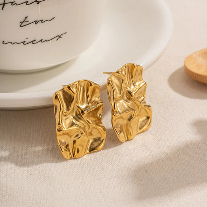 18-Karat Gold Vergoldete Ohrringe