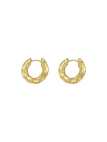 18 Karat Gold vergoldete trendige Ohrringe