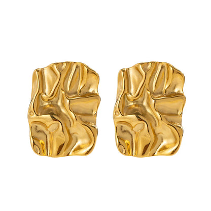 18-Karat Gold Vergoldete Ohrringe