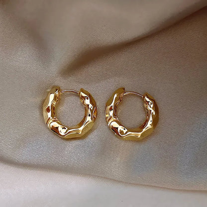 18 Karat Gold vergoldete trendige Ohrringe